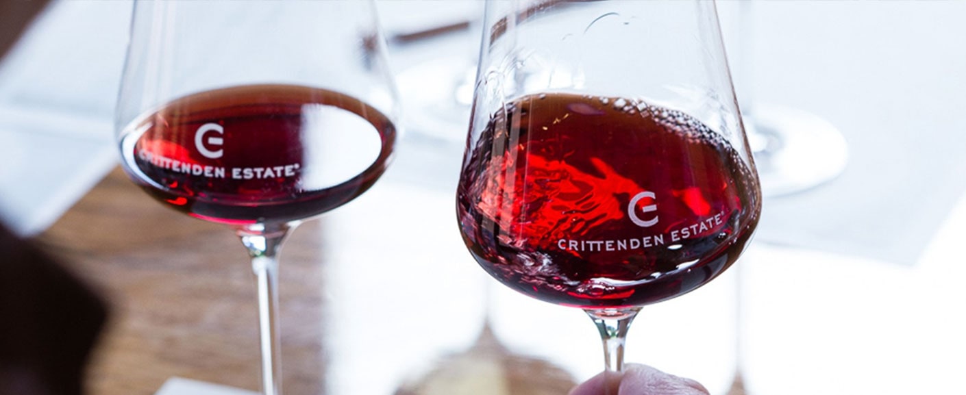Crittenden wine in a glass