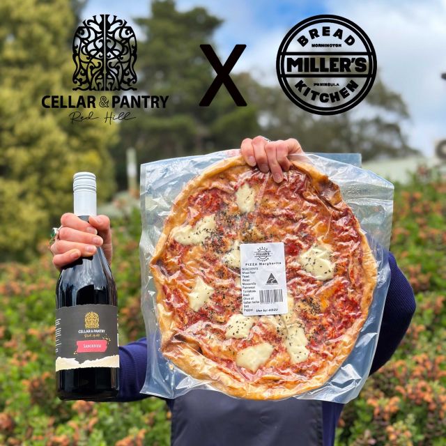 Friday Arvo Pizza & Wine Special 🍷🍕
4pm-6pm
Cellar & Pantry Wine of your choice & Pizza by @millers_bread_kitchen $28.99
Limited stock ...
.
.
.

#Pizza #FridayPizza #MorningtonPeninsulaWine #CellarAndPantry #RedHillSouth
#Deli #Delicatessen #RedHillCellarAndPantry #LocalGrocer #Food #WineFoodFarmGate #RedHill #CellarAndPantryVictoria  #VisitRedHill #EatLocal #VisitMorningtonPeninsula #MorningtonPeninsula #VisitMP #MorningtonPeninsulaFood #FindYourWayMorningtonPeninsula #StayCloseGoFurther #VisitVictoria #ShopLocal #SupportLocal #Open7days #BuyLocal #PinchOfNinch